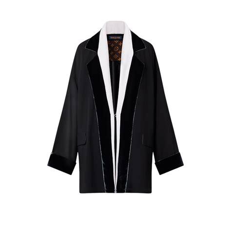 louis vuitton velvet robe jacket